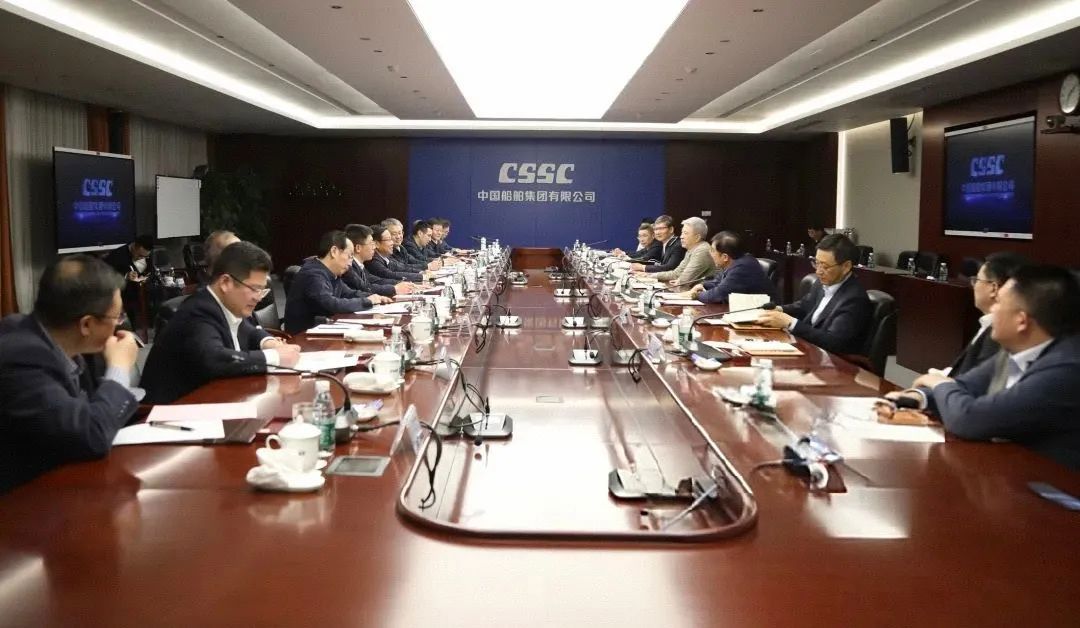 王德成率隊拜訪中船集團